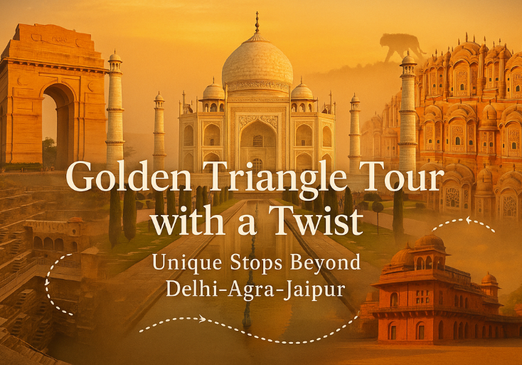 Golden Triangle Tour with a Twist: Unique Stops Beyond Delhi-Agra-Jaipur
