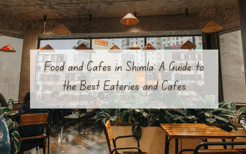 Food and Cafes in Shimla: A Guide to the Best Eateries and Cafes