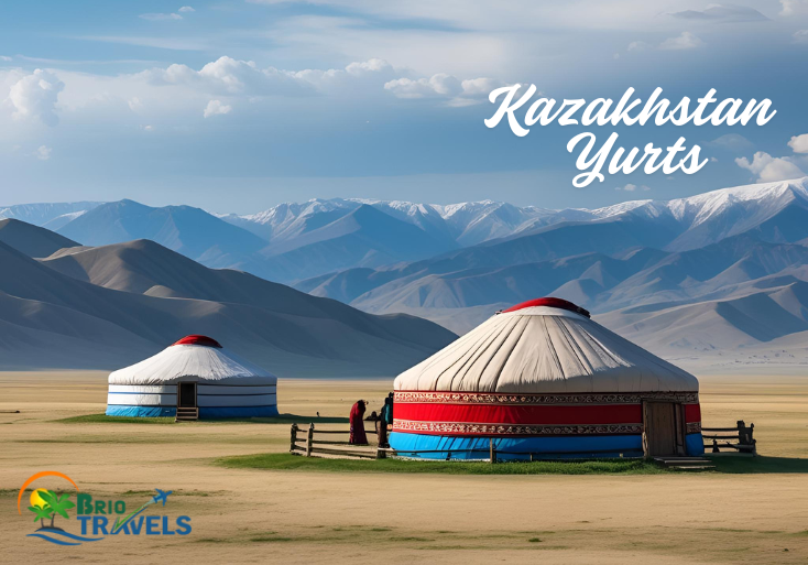 Kazakhstan yurts
