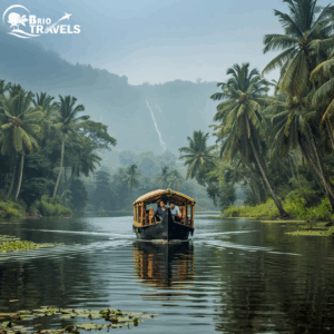 Houseboat ride in Kerala backwaters