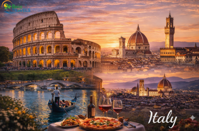 Italy travel highlights Rome Venice Florence in Europe tours 