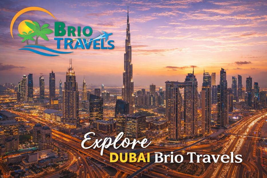Dubai tour package from India featuring Burj Khalifa, luxury skyline and city views