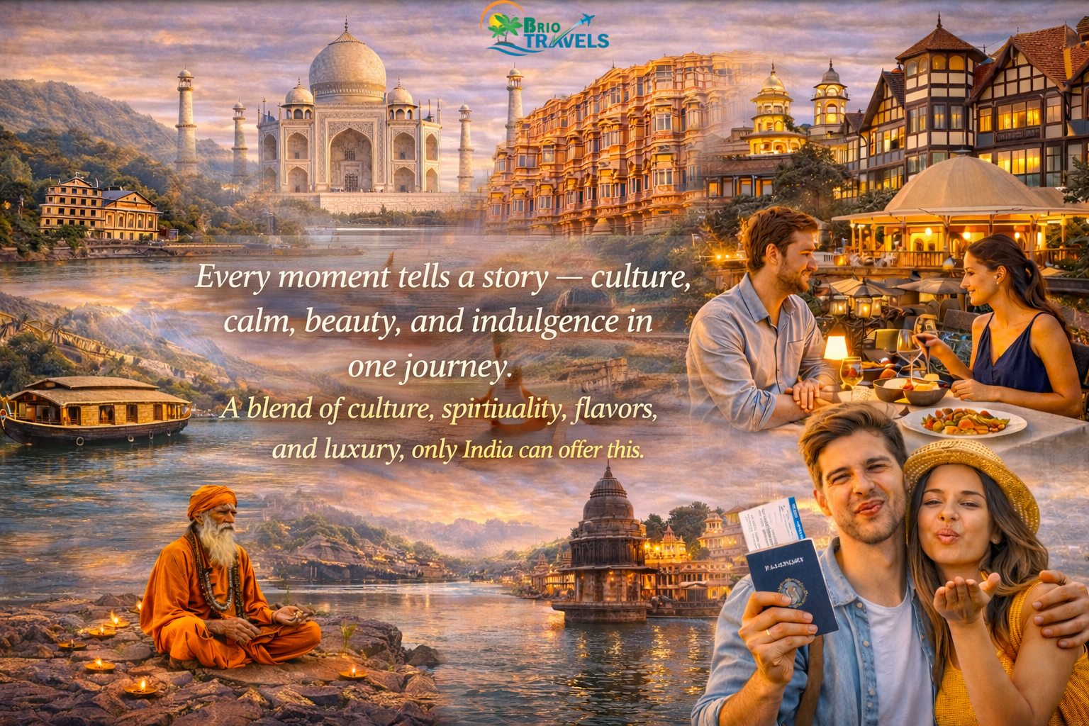 Luxury and cultural travel experience in India with spirituality, fine dining and scenic destinations for US travelers
