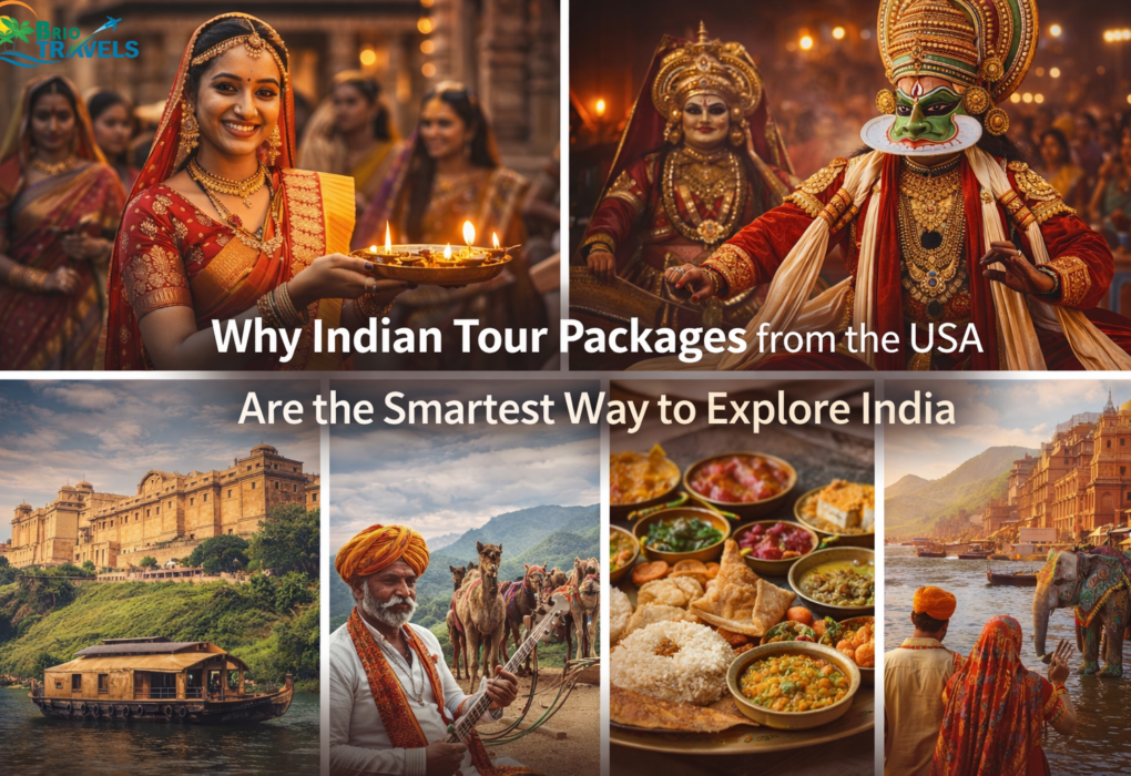 Indian culture experiences for American travelers featuring traditional festivals, classical dance, local music, cuisine, and spiritual rituals