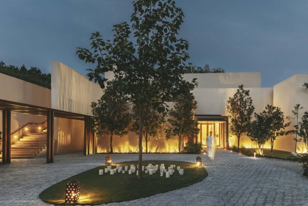 Vana Retreat Dehradun luxury wellness resort entrance