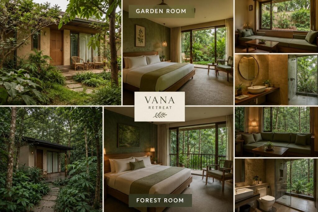 Forest room at Vana Retreat Dehradun
