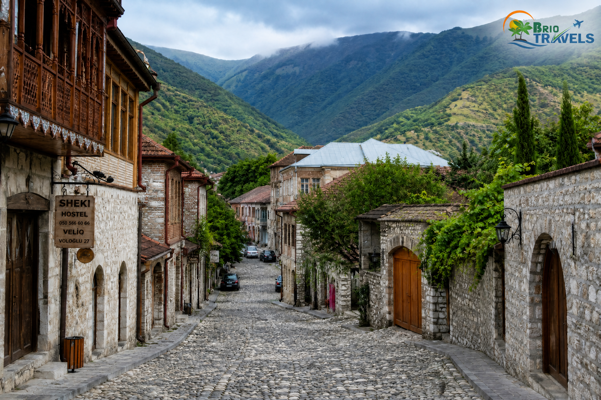sheki city view