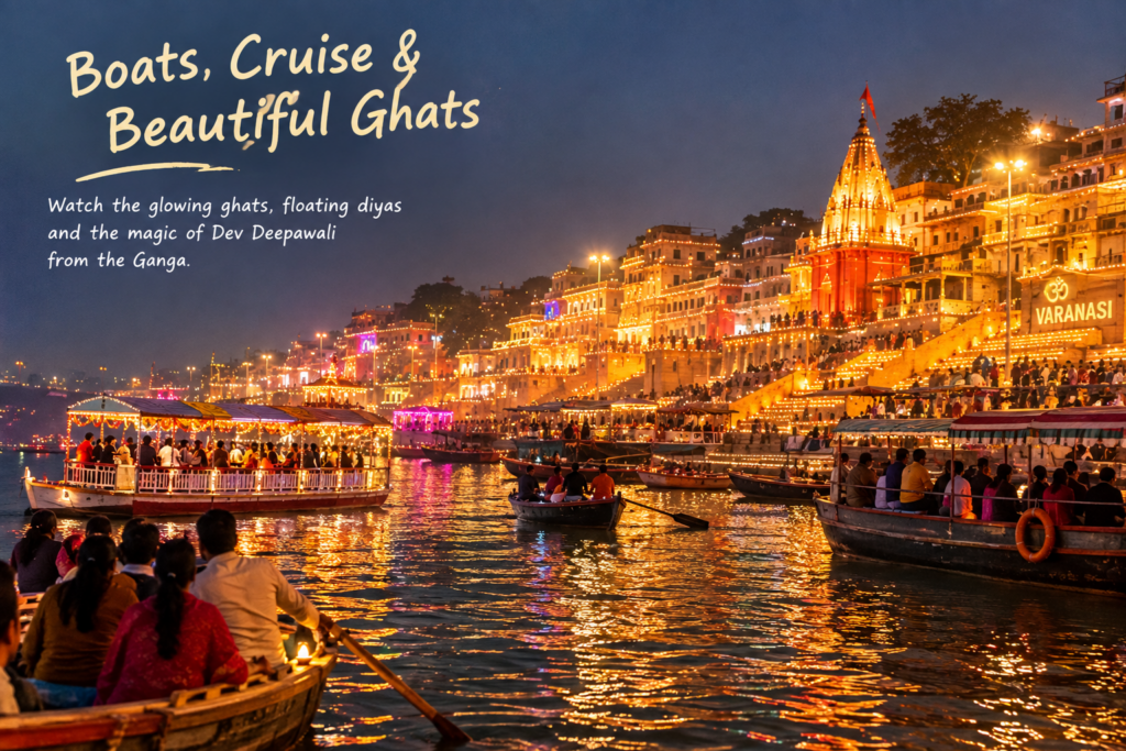 Dev Deepawali in Varanasi boat ride on Ganga